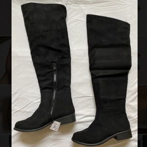 Brand new over the knee boots flat